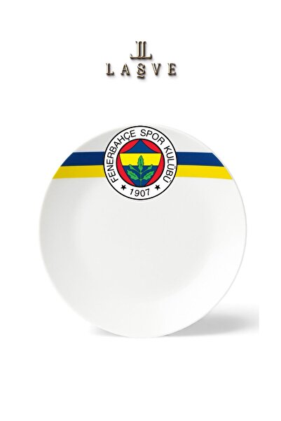 Fenerbahçe Licensed Arma Logo 2-Piece Porcelain Cake Plate