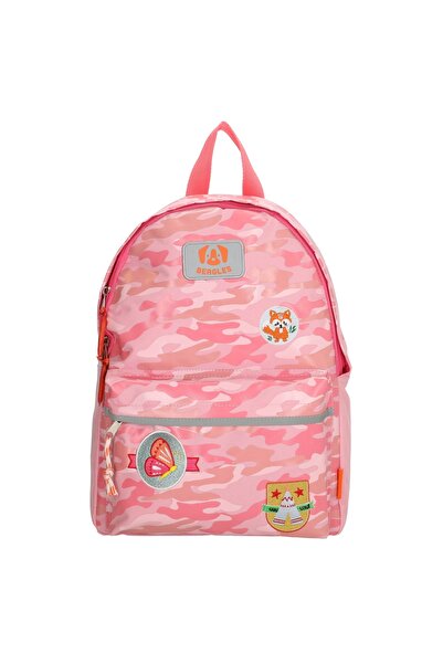 Beagles Scouting Rounded Backpack with Front Pocket Pink - 17756009