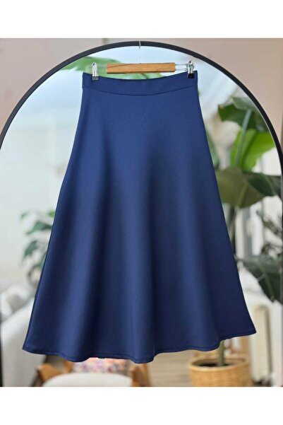 MODA VEDAT Women's Puff Scuba Skirt -0220