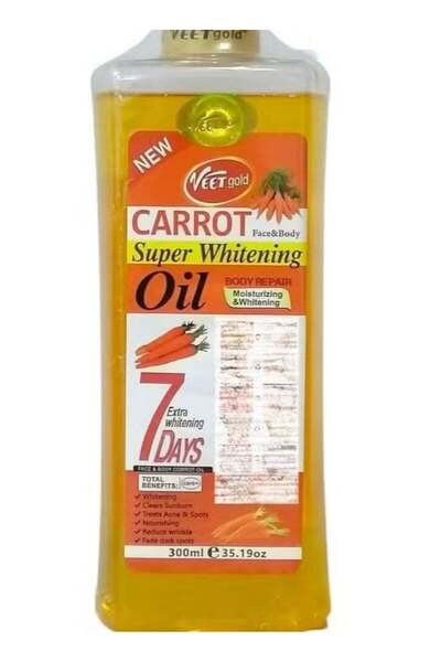 Vit Gold زيت الجزر لتبييض وإصلاح الجسم، 300 مل