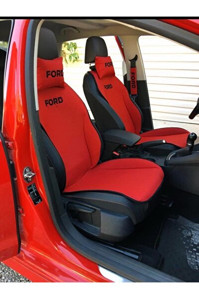 STİLİX GARAGE Compatibil cu FORD, pernă dublă pentru scaun auto cu broderie, ...