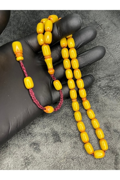 Mos Tespih سبحة بخور عتيقة فاخرة من العنبر المضغوط