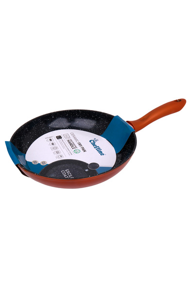 Chefline Ceramic Fry Pan, 26 cm, Red, DZJ26