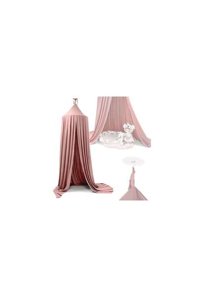 Three top online Hanging canopy bed baldachin curtain tipi tent pink