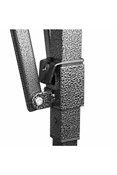 Flippy Metal Frame for Pavilion Tent Flippy, Foldable, No Canopy, Accordion Opening, 4.3x2.9x2.7 m, Black