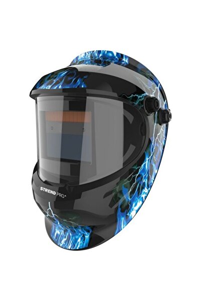 Strend Pro Mască de sudură cu intensitate luminoasă autoreglabilă, DIN 9-13, 92,5x42,5 cm, albastră