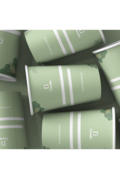 BASATA ROASTERY Paper Coffee Cups 8oz Double-wall