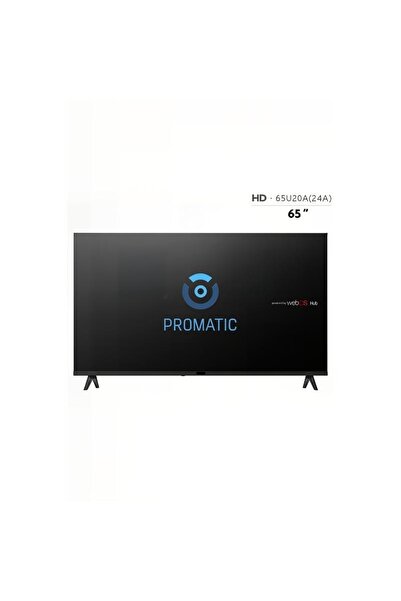 PROMATIC Promatic 65-inch Smart TV - 4K QLED - WebOS - Black - N65251OS 65