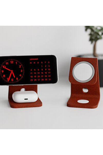 Homentum Elyona | Dual MagSafe holder for iPhone & AirPods – modern minimalis...