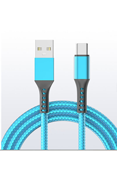 GAN Fast Charging USB-C to USB-A Cable, Multicolor, Anti-Break Protection, Universal