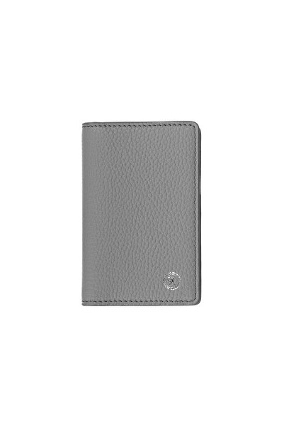 Reg Design Genuine Leather Gray Cover Card Holder/Portfolio