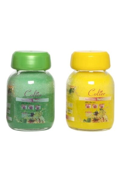 Collier 2-piece clear nail polish remover