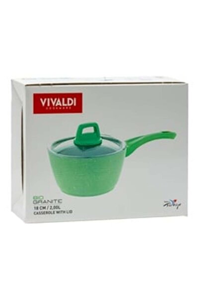 Vivaldi Granite Saucepan with Lid, 2L
