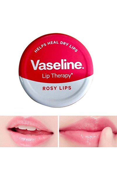 Vaseline Lip Therapy - Rosy Lips with Rose and Almond Oil 20g