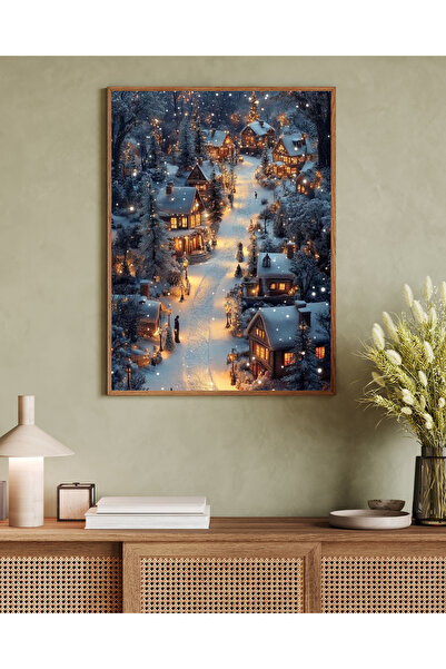 woodhomeworks Tek Parça Salon Ofis Dekor Tablo Vrynt