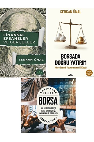 Kronik Kitap Finansal Efsaneler ve Gerçekler-Dakikalar İçinde Borsa-Borsada D...