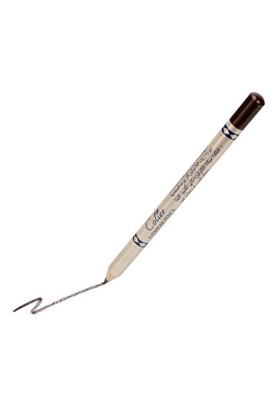 colier Kolir Waterproof Ideal Eyebrow Pencil with Brush-Style Applicator - Dark Brown