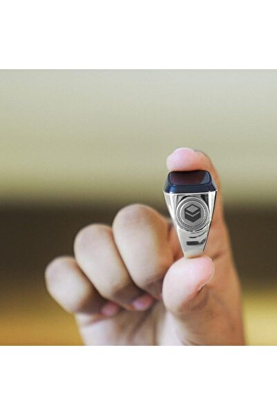 Generic Metal Alloy M02/M02Pro Smart Zikr Ring (M02, Bright Silver, 20mm)