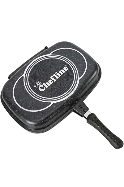 Chefline Black Marble Double Side Pan, 36 cm, DP36D