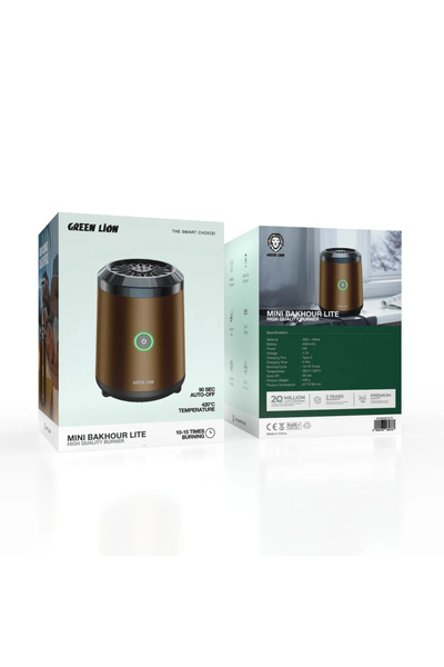 Green Lion Small Khaki Green Lion Incense Burner