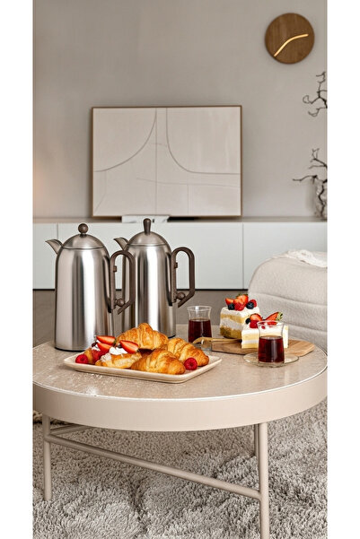 Generic 1 liter tea and coffee thermos set