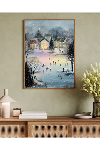 woodhomeworks Tek Parça Salon Ofis Dekor Tablo Vrynt