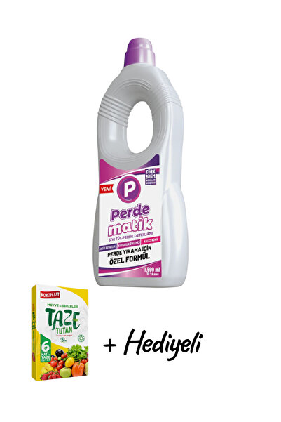 KMS HOME Perde Matik Sıvı Tül Perde Deterjanı 1500 ml.