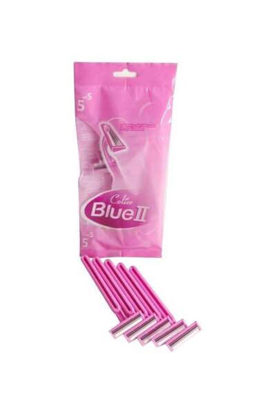 colier Collier Blue II Disposable Razors 5pcs Pink/Silver