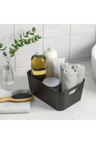 TEZPAZAR Uppdatera Kulplu Düzenleme Kutusu 24x17x10 Cm Dolap İçi Düzenleyici ...