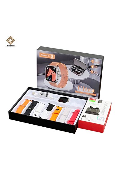 ZERO SPACE Ultra Series Smartwatch Band Set,7 Colours Straps,Compatible with Apple Watch, With Airpod