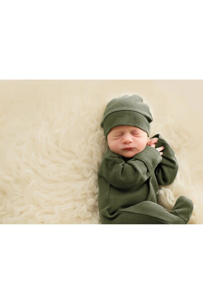 Lovedbaby Baby bodysuit made of 100% hypoallergenic cotton - GOTS certified, Forest, NB-12 months