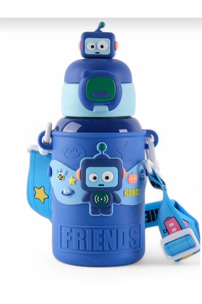 denizhomecollection 450 ml 316 Stainless Steel Children's and Student Thermos with Animal Cartoon