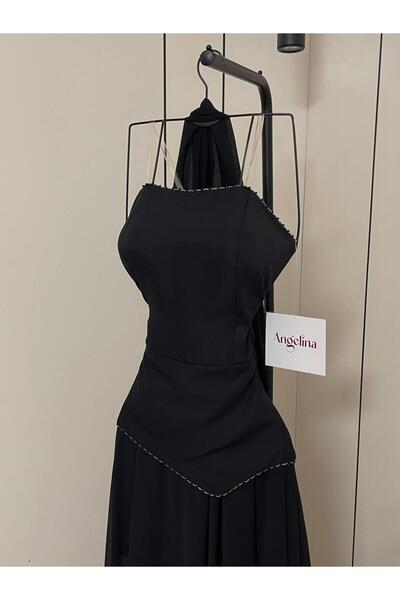 Angelinaa فستان نواري