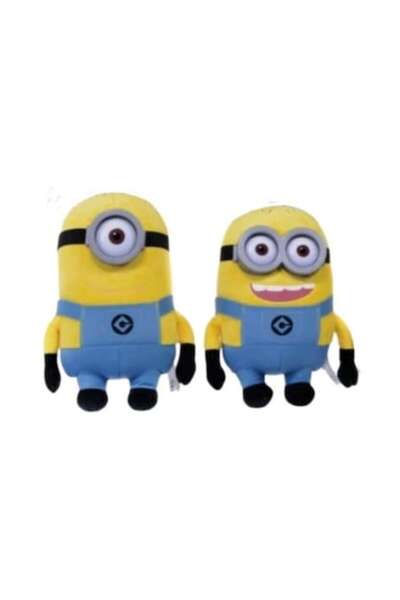 MASHASHOP Set de 2 mascote de pluș, Minioni, multicolore, 20 cm