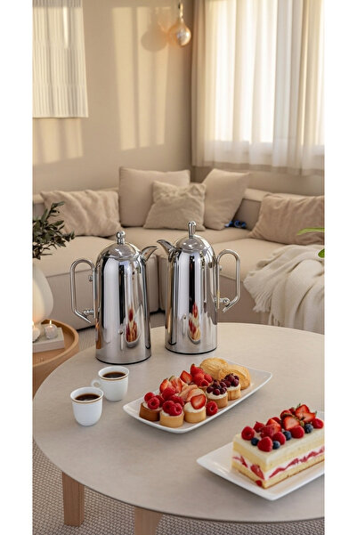 Generic 1 liter tea and coffee thermos set