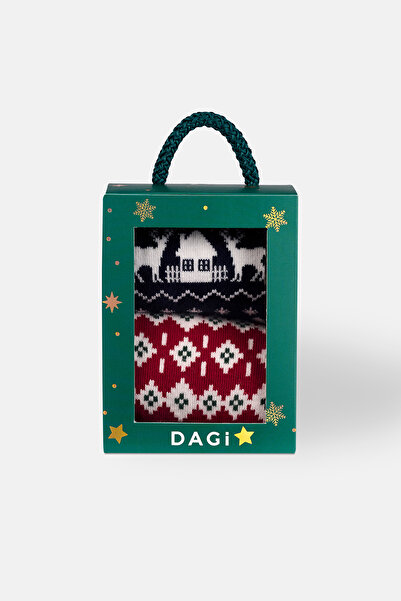 Dagi Women's 2-Piece House Patterned Socks
