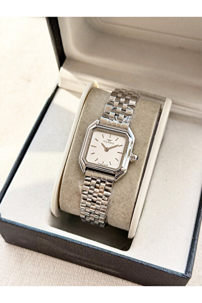 FERRO Silver Steel Band Women Wristwatch Fm88210A-A 2 Years Warranty 3 Atm Water Resistant Gift Packed