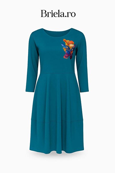 Pierino Tulip dress made of cotton jersey, made in Romania