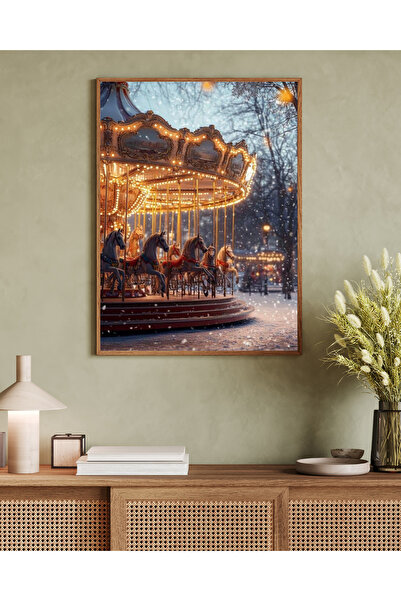 woodhomeworks Tek Parça Salon Ofis Dekor Tablo Vrynt