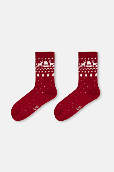 Dagi Women's 2-Piece Square Patterned Socks