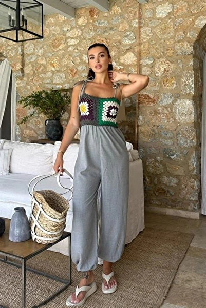 GENCULUS Jasmin Linen Jumpsuit with Drain 128008