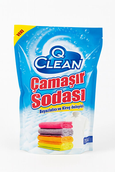 Q-Clean Çamaşır Sodası 750 gr – Beyazlatıcı, Kireç Önleyici ve Çok Amaçlı Tem...