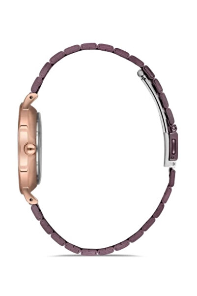 FERRO Plum Steel Cord Women's Wristwatch F40074-06 3 Atm Water Resistant 2 Years Warranty Giftpacked