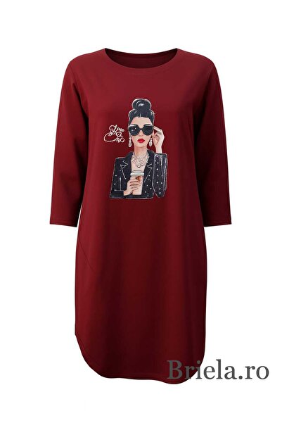 Pierino Cotton midi dress, made in Romania