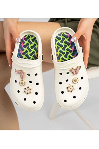 PLN SHOES High Sized Hospital Cook Nurse Doctor Slippers Cross With Massage Base