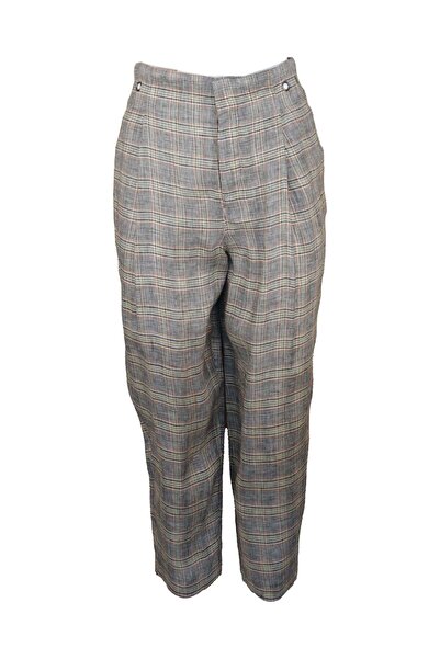 ONLY Linen Check Chino Pants