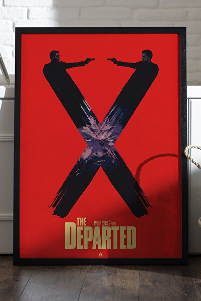 Duvarda Odlutali - crni poster u drvenom okviru, filmska zidna umetnost