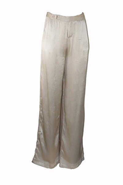 ONLY Angela Beige Pants - L, Beige, 100% viscose