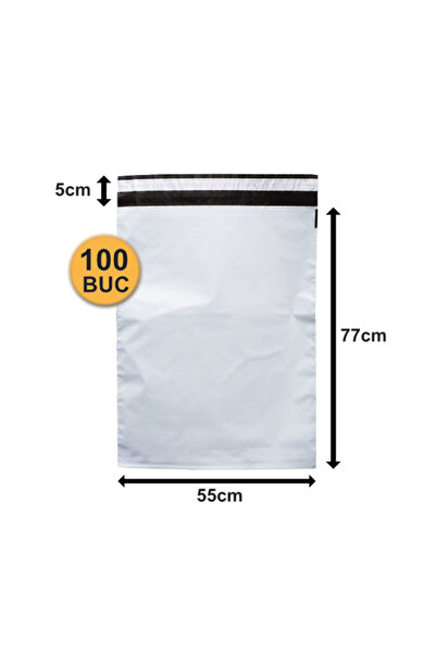 OEM Set de 100 plicuri FB10 pentru curier, 550x770+50mm