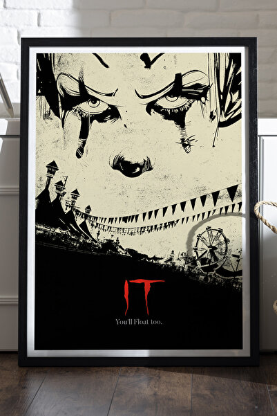 Duvarda IT crni drveni uokviren poster, filmska zidna umetnost